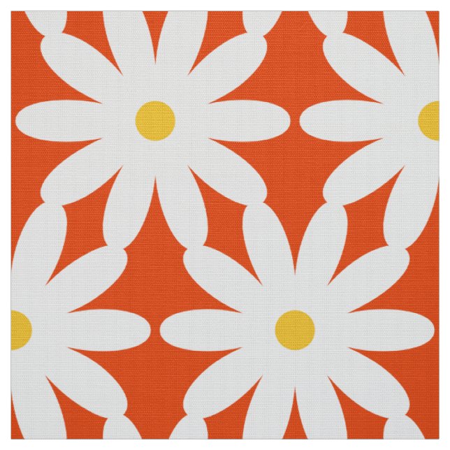 Oversifiziertes Retro-Gewebe der XL-Blume Stoff (Muster)