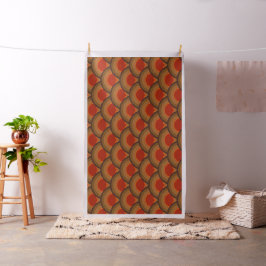 Oversifiziertes XL Print Retro-Gewebe Stoff