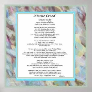 Oversized Poster Nicene Creed Multiple Size Avail