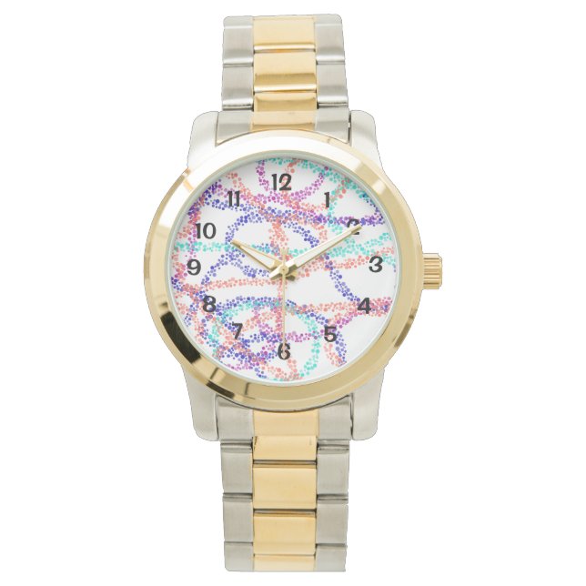 Oversized Two-Tone-Armbanduhr Armbanduhr (Vorderseite)