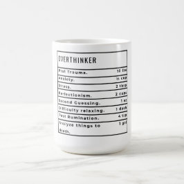 Overthinker Rezept Kaffeetasse