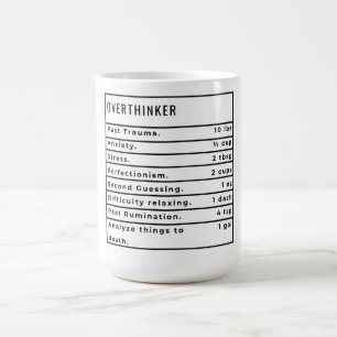 Overthinker Rezept Kaffeetasse