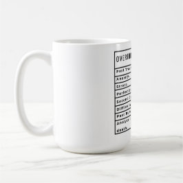 Overthinker Rezept Kaffeetasse