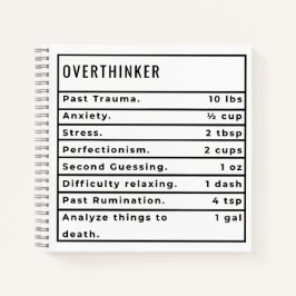 Overthinker Rezept Notizbuch