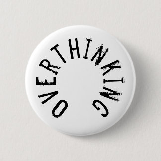 Overthinking text badge
