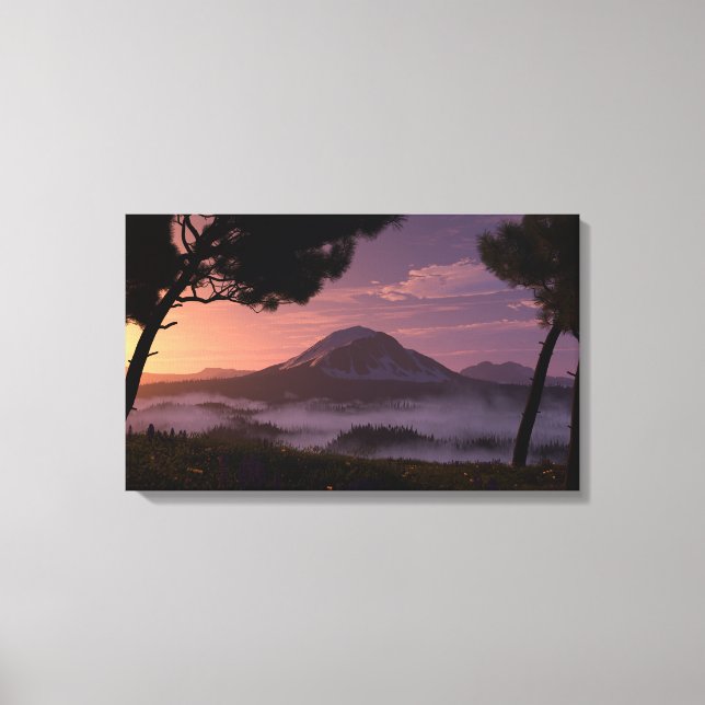 Overture (Sonnenaufgang) Leinwanddruck (Vorderseite)