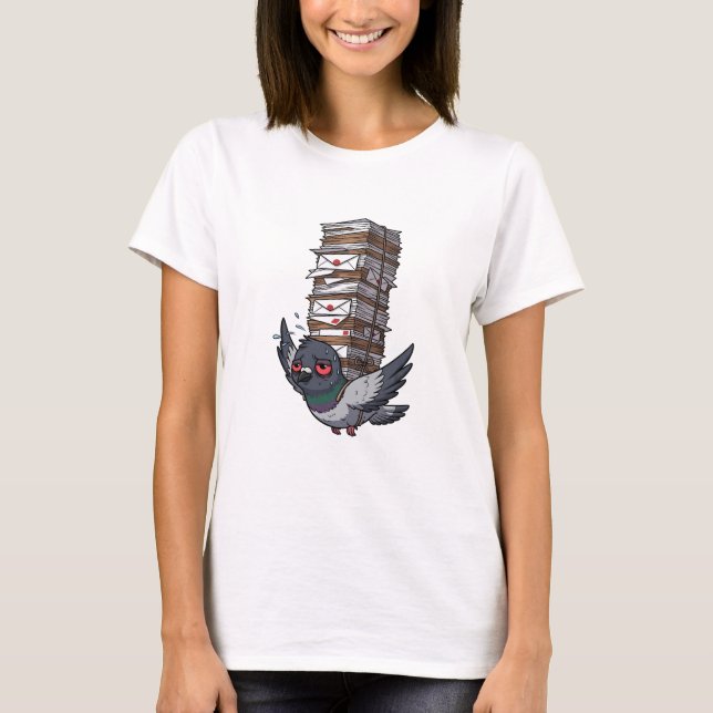 Overworked Messenger T-Shirt (Vorderseite)