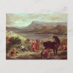 Ovid unter den Scythians, 1859 Postkarte