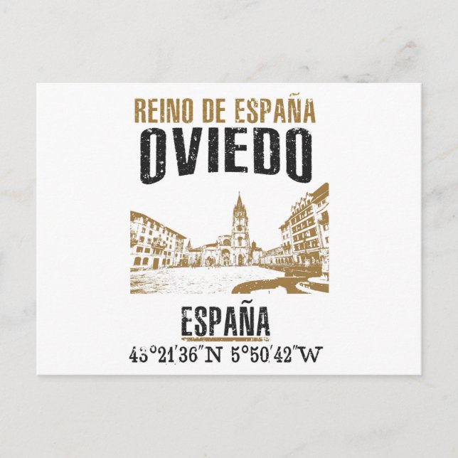 Oviedo Postkarte (Vorderseite)
