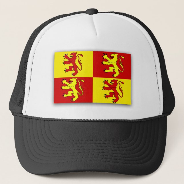 Owain Glyndwr, Königreich-Flagge Truckerkappe (Vorderseite)