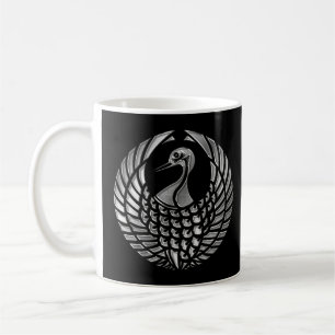 Owari Mori Clan Kamon Silver Chrome Kaffeetasse