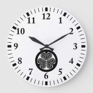 Owari Stockrose(13) Große Wanduhr