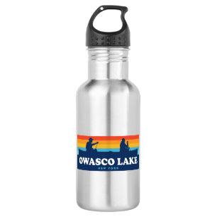 Owasco Lake New York Canoe Edelstahlflasche