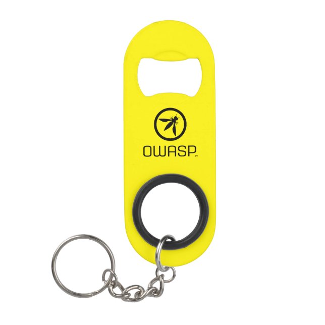 OWASP Flaschenöffner-Schlüsselanhänger Mini Flaschenöffner (Vorderseite)