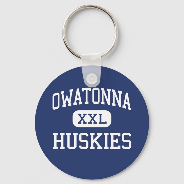 Owatonna - Huskies - Hoch über der Leventina Schlüsselanhänger (Vorderseite)