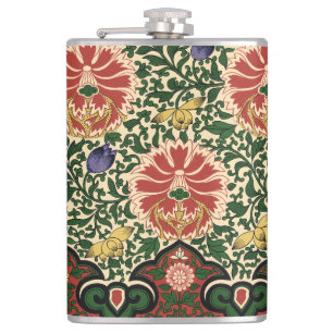 Owen Jones Chinoiserie Roter Lotus Blumen Kunst De Flachmann