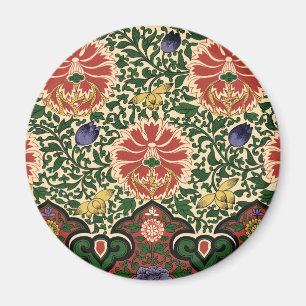 Owen Jones Chinoiserie Roter Lotus Blumen Kunst De Magnet