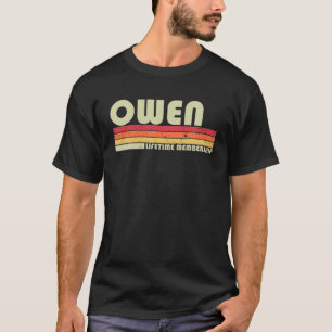OWEN Nachname Funny Retro Vintager 80er 90er Gebur T-Shirt
