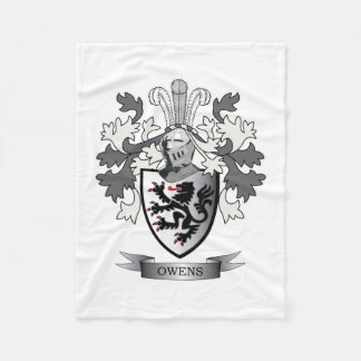 Owens Familienwappen-Wappen Fleecedecke
