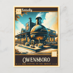 Owensboro, Kentucky Vintage Postkarte