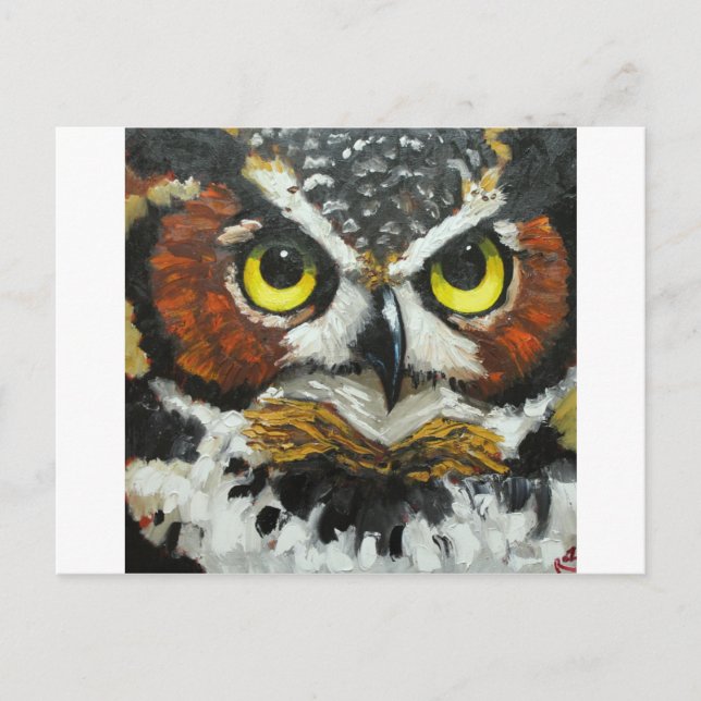 Owl#20 Postkarte (Vorderseite)