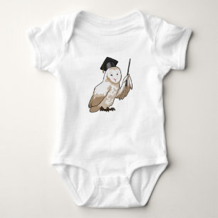 Owl als Lehrer mit Pointer Baby Strampler