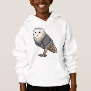 Owl als Sekretär Hoodie