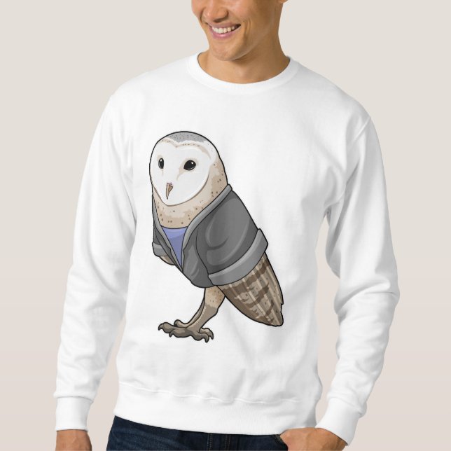 Owl als Sekretär Sweatshirt (Vorderseite)