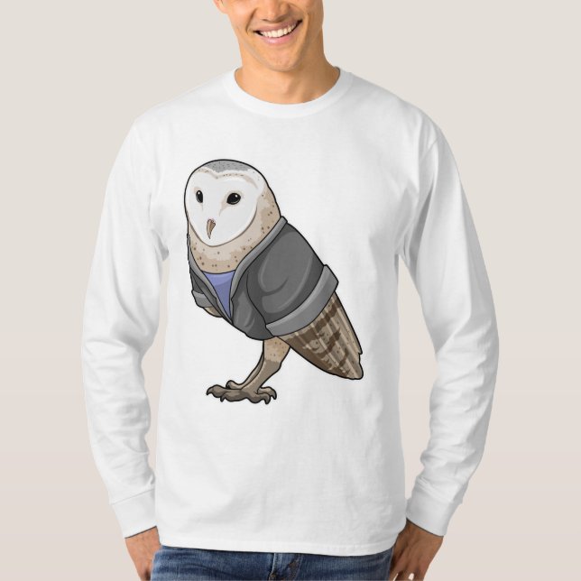 Owl als Sekretär T-Shirt (Vorderseite)