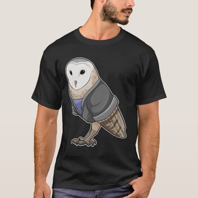 Owl als Sekretär T-Shirt (Vorderseite)