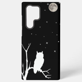 Owl an der Limette mit Mond & Stars Samsung Galaxy Hülle