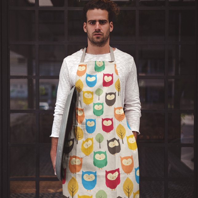 Owl And Tree Schürze (Von Creator hochgeladen)