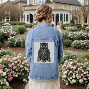 OWL ART Denim Jean Jacket Jeansjacke