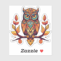 Owl auf einer Verzweigung