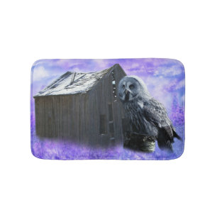 Owl Barn Shed Badematte
