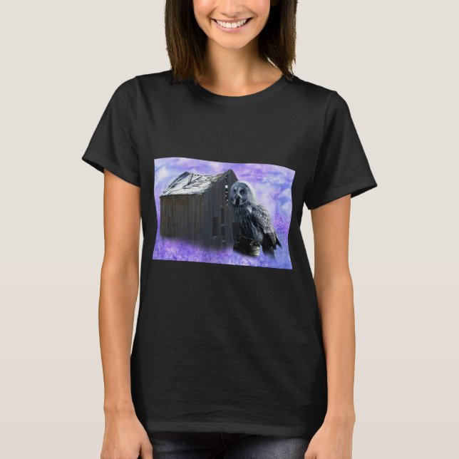 Owl Barn Shed T-Shirt (Vorderseite)