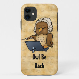 Owl Be Bach Funny iPhone 5 Coque