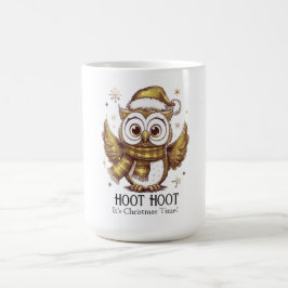Owl Be Zuhause zu Weihnachten Kaffeetasse
