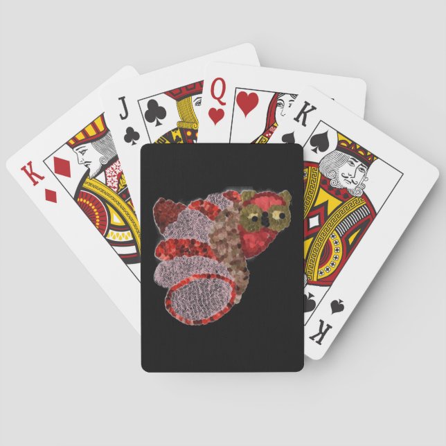 Owl Bicycle Playing Cards Spielkarten (Rückseite)