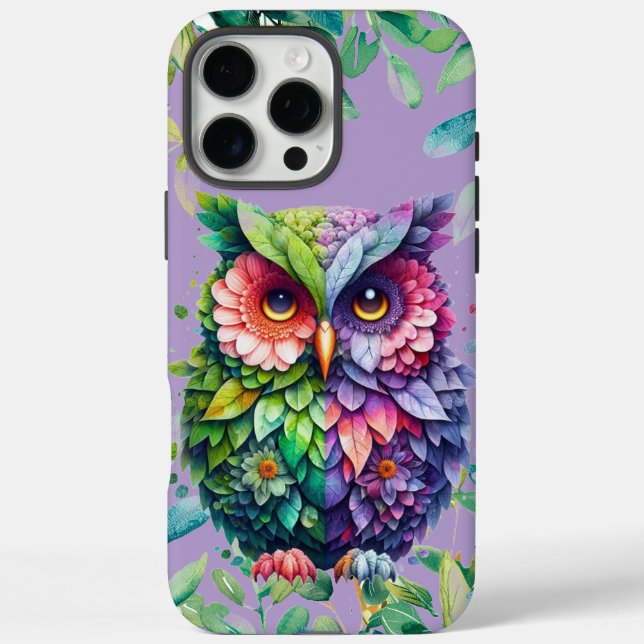 Owl Bild iPhone 16 Pro Max Fall Hülle (Rückseite)