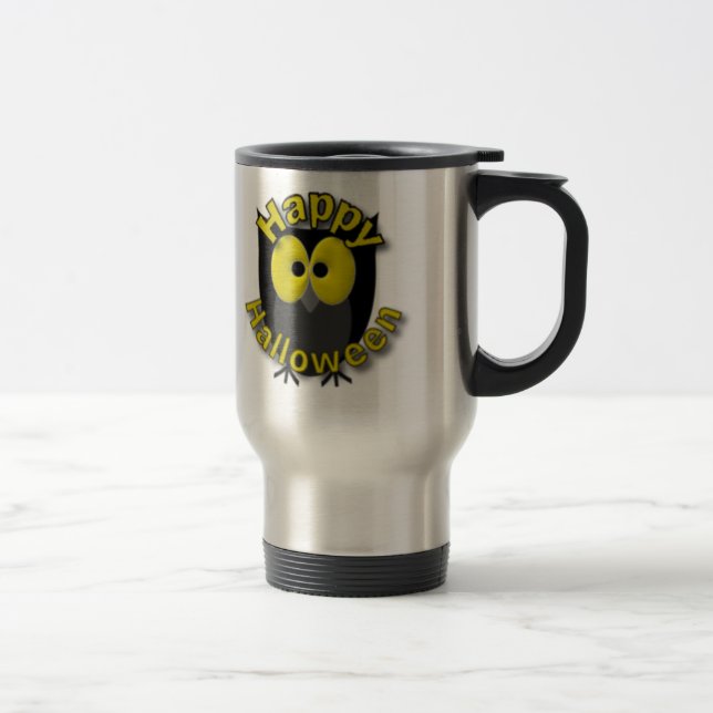 Owl-Bild Reisebecher (Rechts)