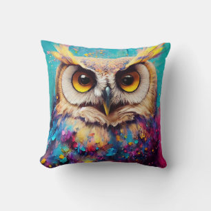 Owl Bird Animal Discovery Adventure Nature Planet Kissen