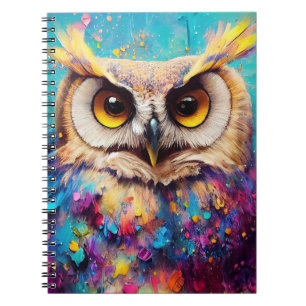Owl Bird Animal Discovery Adventure Nature Planet Notizblock