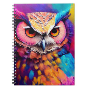 Owl Bird Animal Discovery Adventure Nature Planet Notizblock