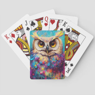Owl Bird Animal Discovery Adventure Nature Planet Spielkarten