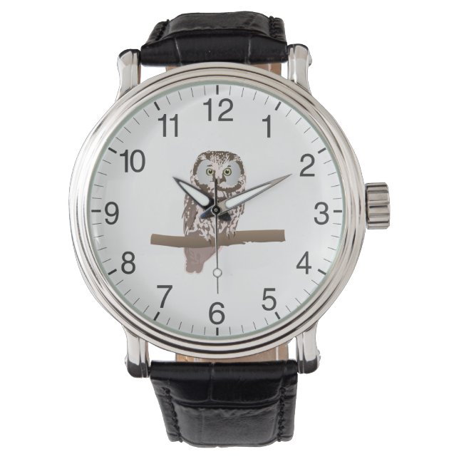 Owl Bird Armbanduhr (Vorderseite)