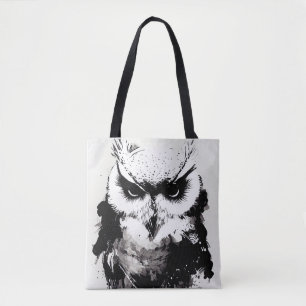 Owl Bird Wild Nature Free Spirit Pinselstrich Tasche