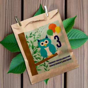 Owl Birthday Geschenktütchen
