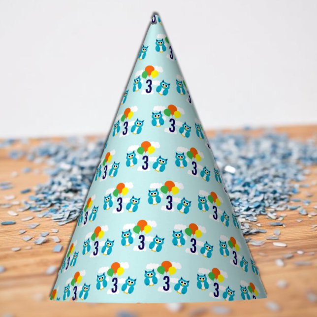 Owl Birthday Partyhütchen (Von Creator hochgeladen)