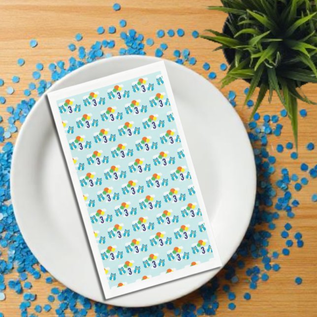 Owl Birthday Serviette (Von Creator hochgeladen)